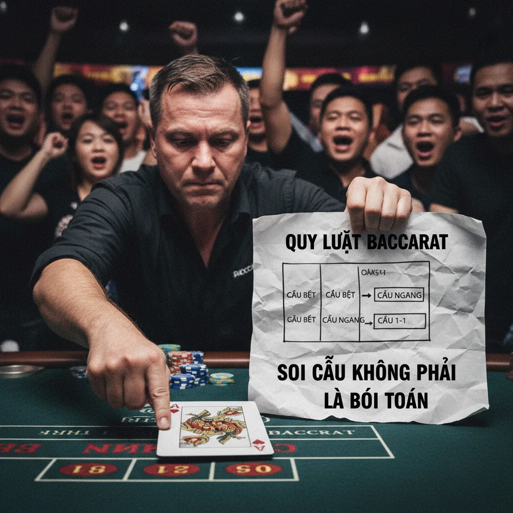 Minh họa cầu 1-1 Baccarat