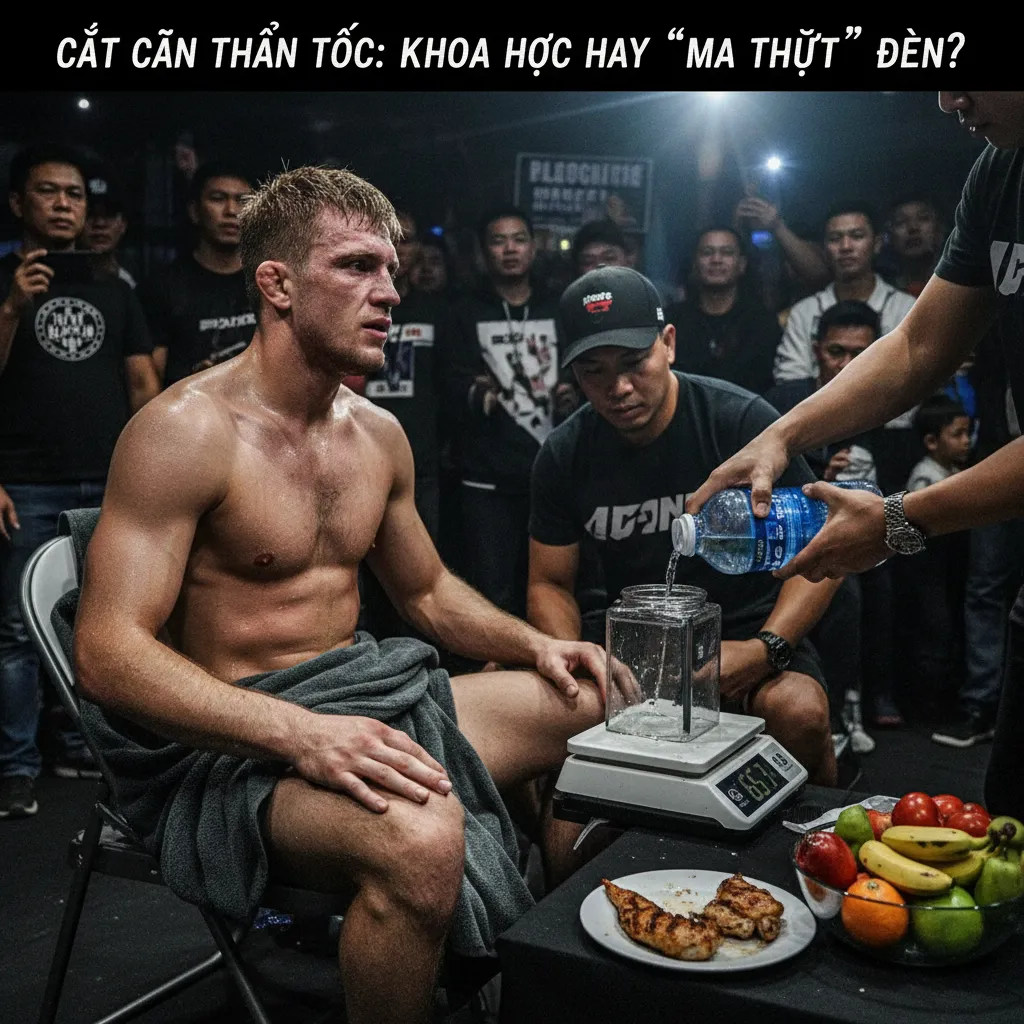 Cắt cân trong MMA: Khoa học hay “ma thuật” đen?